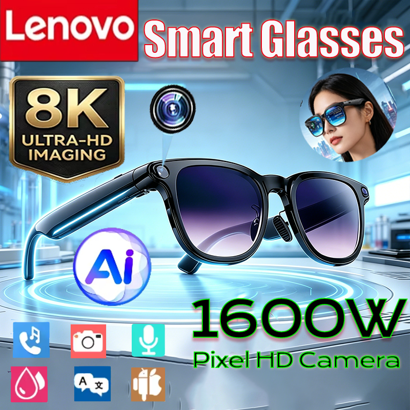 Photography Lighting Video - Lenovo 8K 1600MP Smart Glasses AI