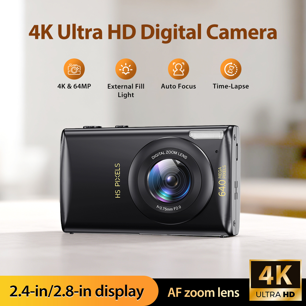 Photography Lighting Beginners - 4K Ultra HD Camera 48MP Photography