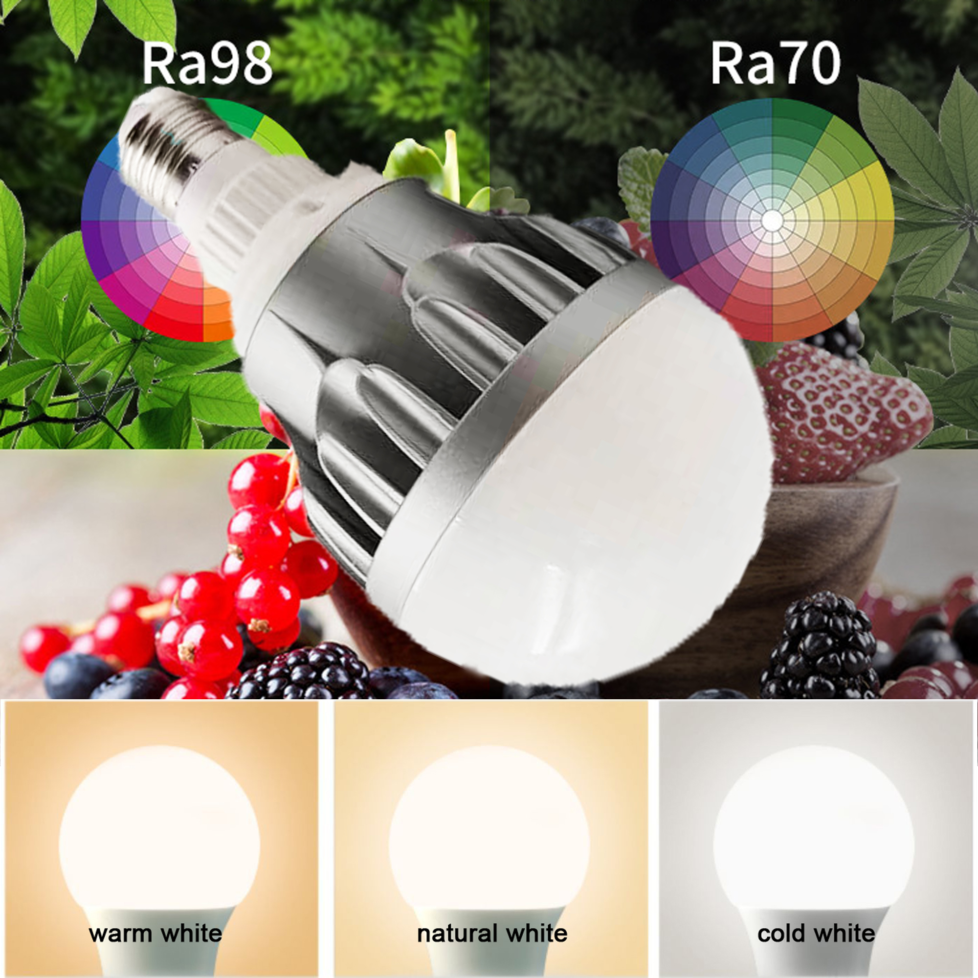 High CRI Ra 95+ Dimmable E27 L - Photography Lighting Diy avaliação e preço