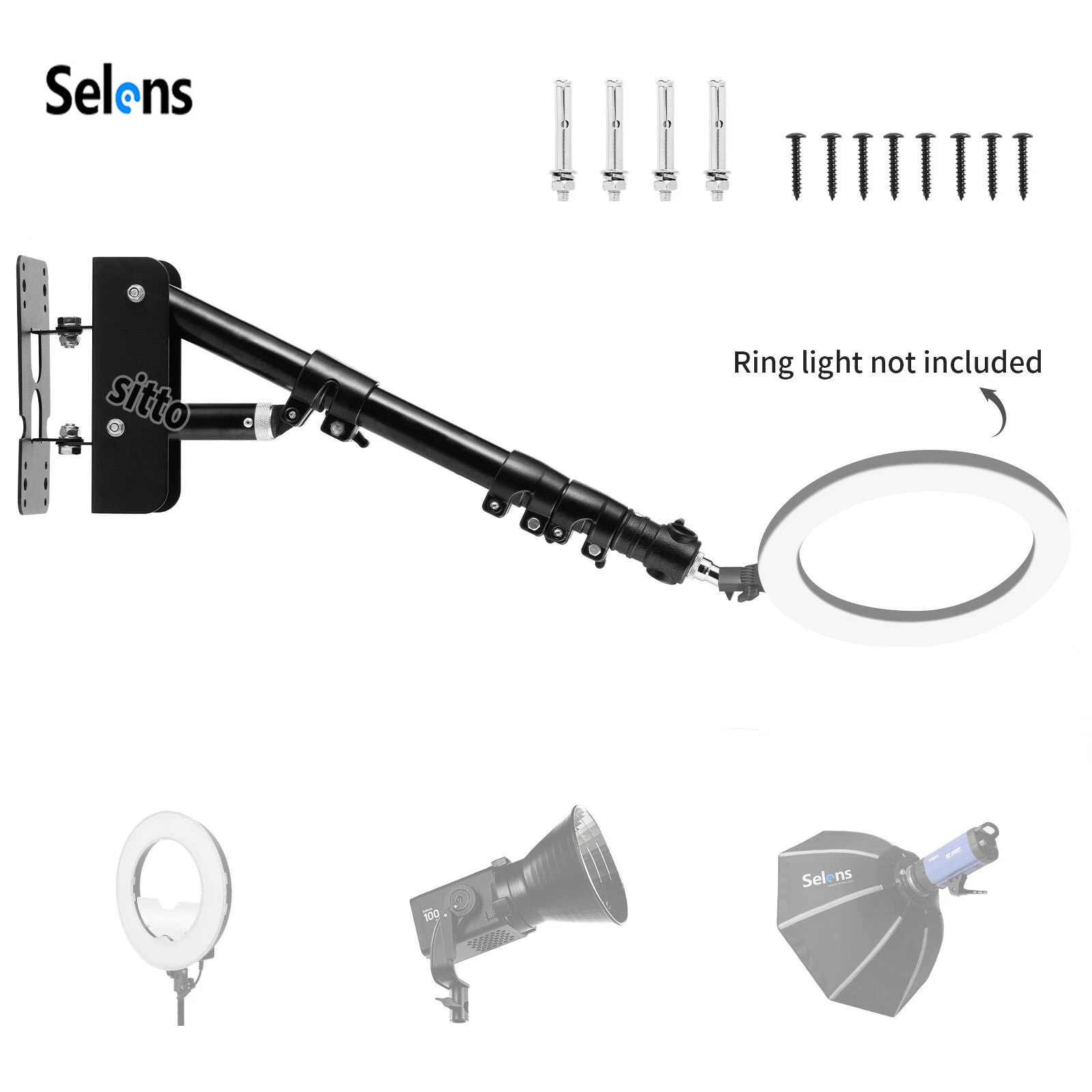 Selens 100cm/130cm/180cm Trian - Photography Lighting Triangle avaliação e preço