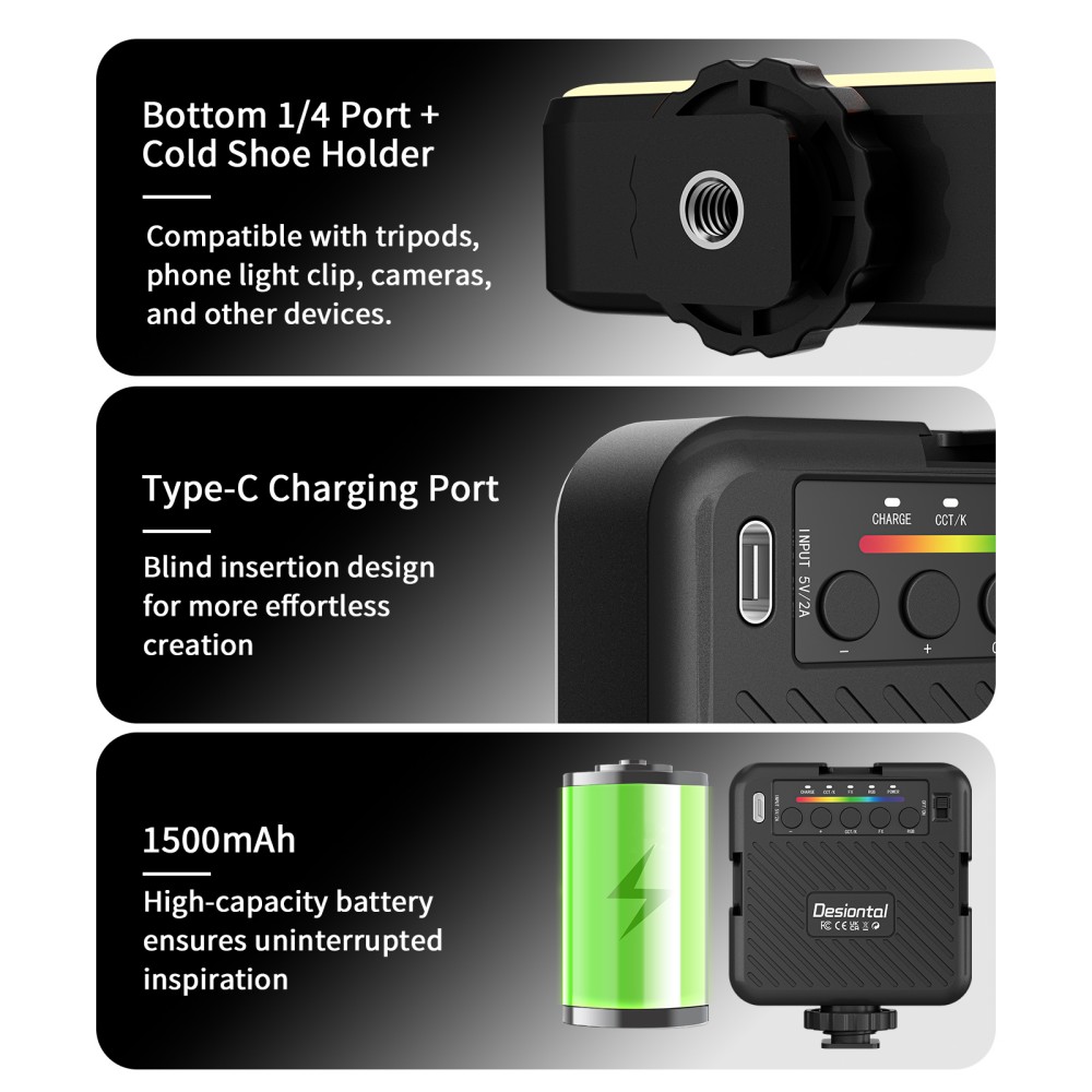 Mini Pocket Full Colour RGB Fi - Photography Lighting Brand avaliação e preço