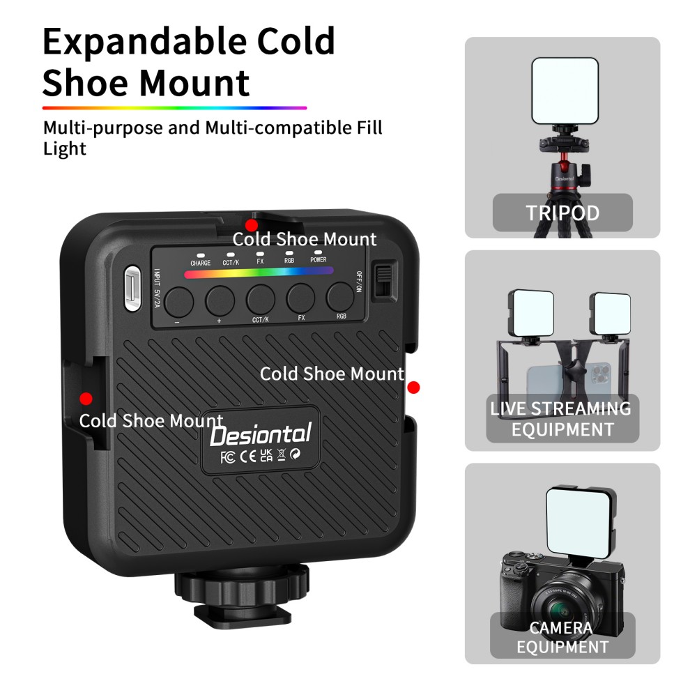 Mini Pocket Full Colour RGB Fi - Photography Lighting Brand avaliação e preço