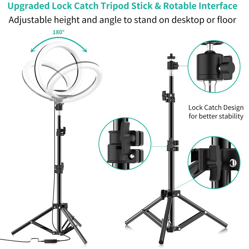 Phone Live Ring Light 10 Inch  - Photography Lighting Video avaliação e preço