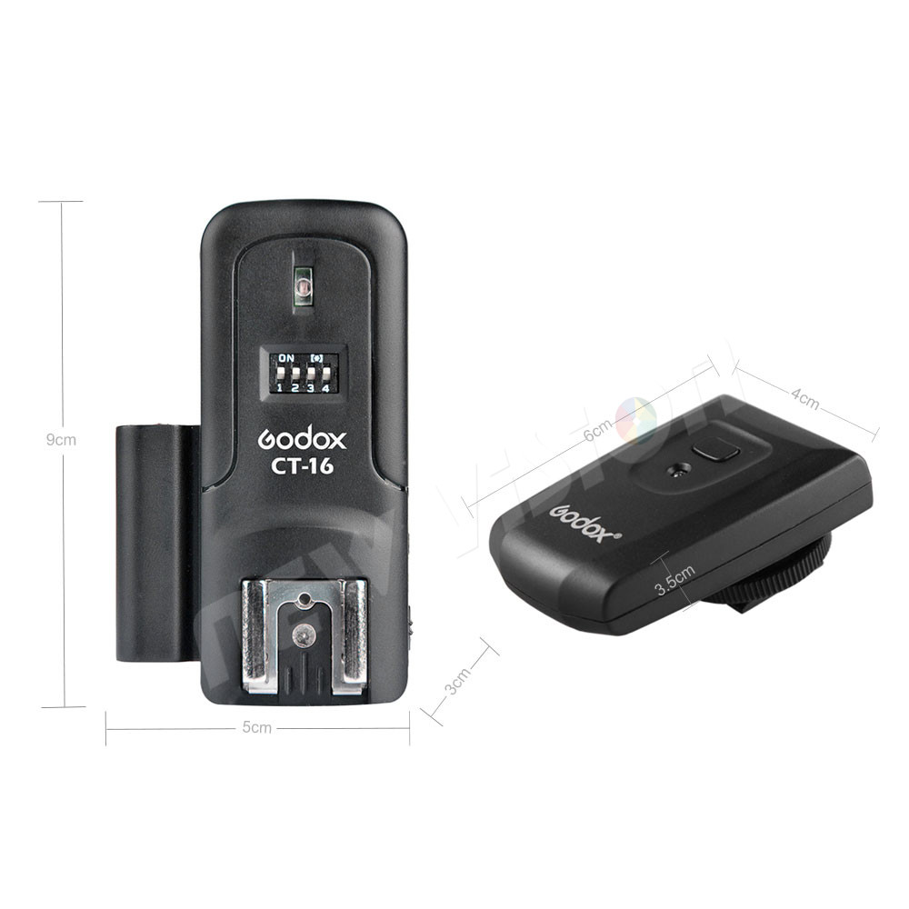 Godox CT-16 Flash Trigger 16 C - Trigger Receiver Set avaliação e preço