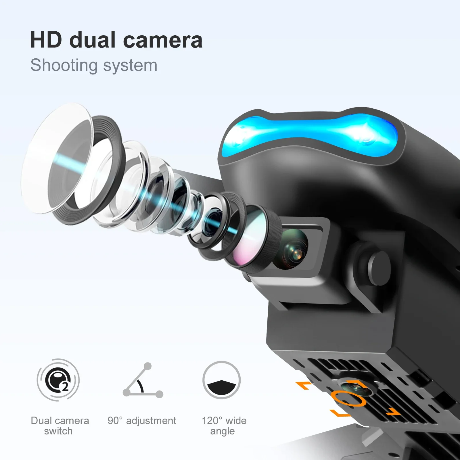 K3 E99PRO Drone with Dual HD C - Photography Lighting Beginners avaliação e preço