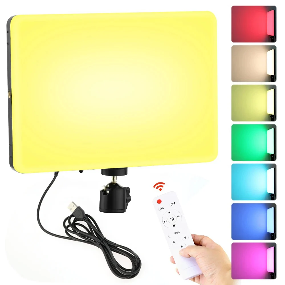 10IN RGB LED Video Light Remot - Photography Lighting Board avaliação e preço