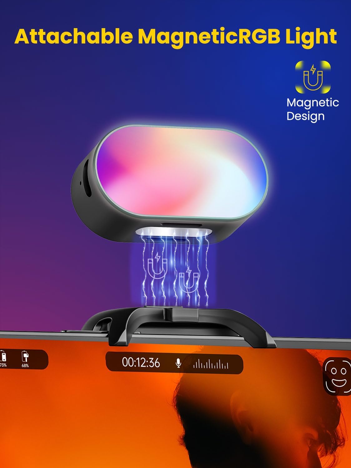 AOCHUAN Mini RGB Magnetic Fill - Photography Lighting Video avaliação e preço