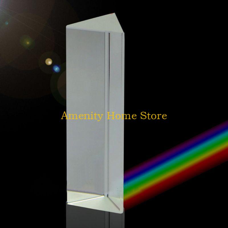 F26C Crystal Optical Glass Tri - Photography Lighting Triangle avaliação e preço