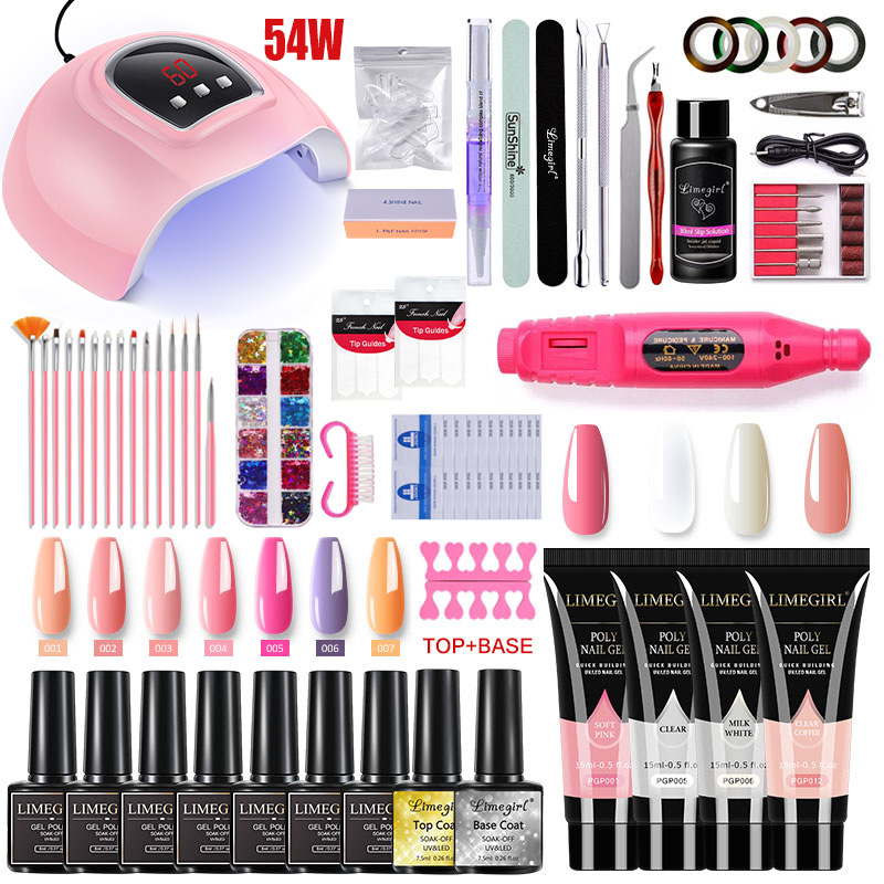 Nail Extension Kit Acrylic Gel - Photography Lighting Gels avaliação e preço