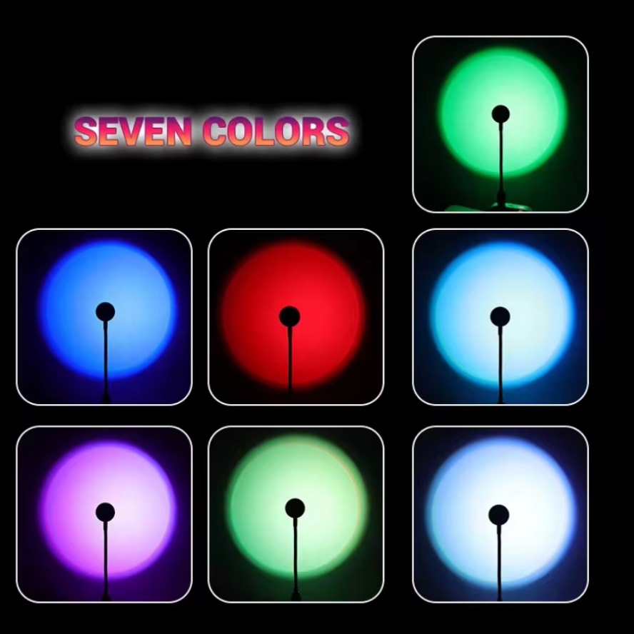 Led 5V Colorful USB Sunset Lam - Photography Lighting Diy avaliação e preço