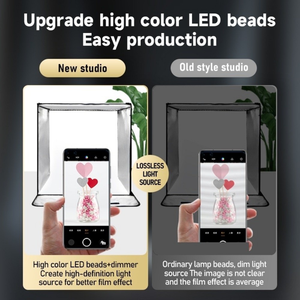 45/65cm LED Soft Light Box Min - Photography Lighting Board avaliação e preço