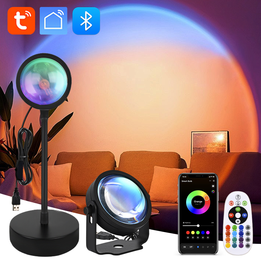 Smart LED Sunset Projector Lam - Photography Lighting Diy avaliação e preço