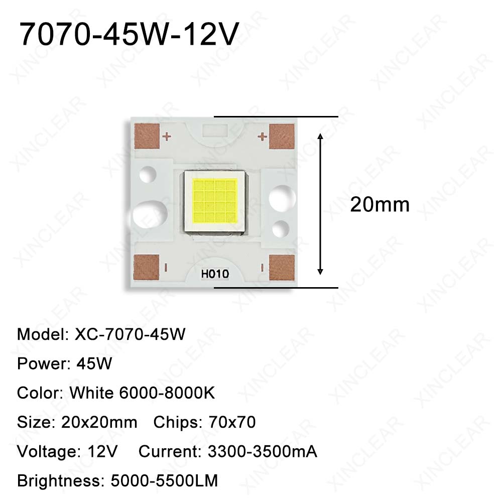 SMD 5050 7070 LED Chips 20W 45 - Photography Lighting Diy avaliação e preço