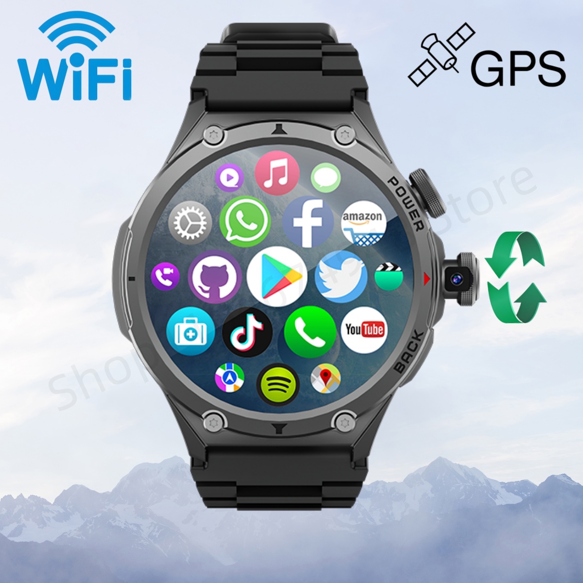 H12 Smartwatch 4G LTE Smart Wa - Photography Lighting Gels avaliação e preço