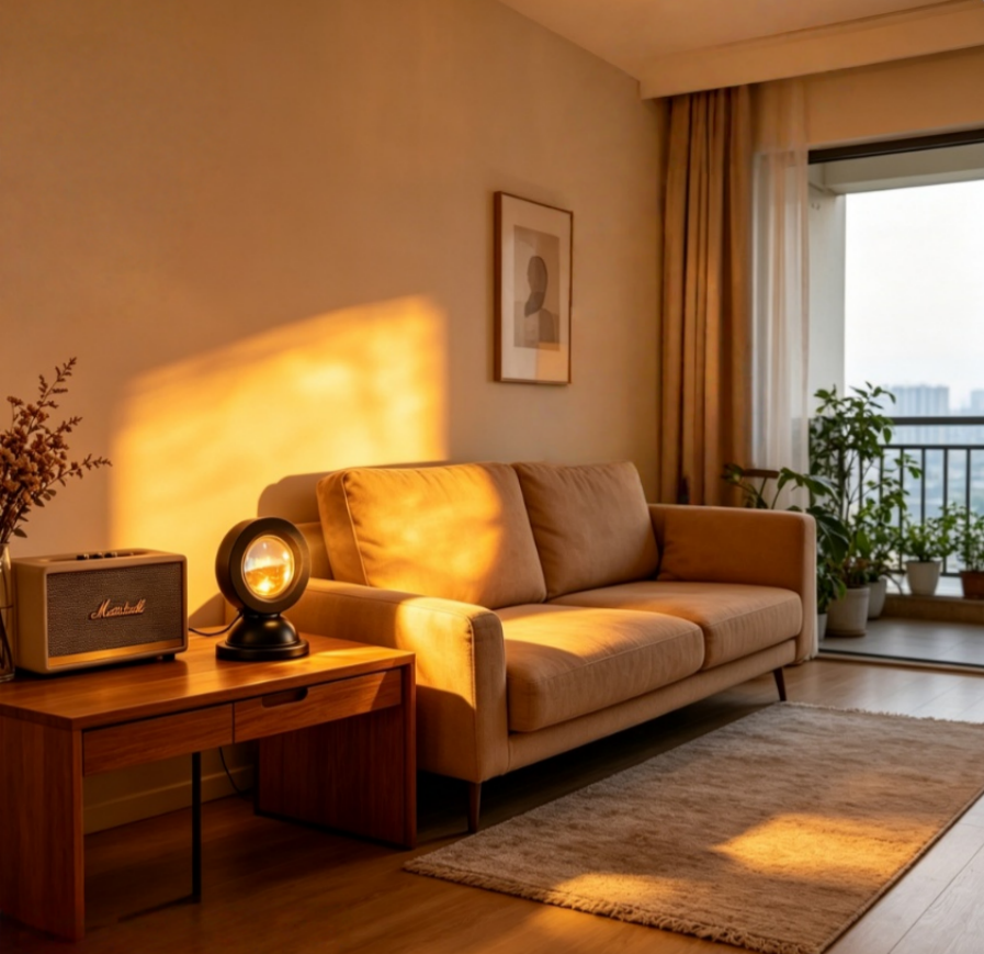 USB Sunset Projection Lamp Amb - Photography Lighting Ideas avaliação e preço