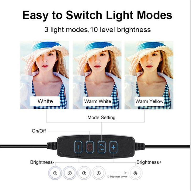 Dimmable Led Ring Light Profis - Photography Lighting Video avaliação e preço