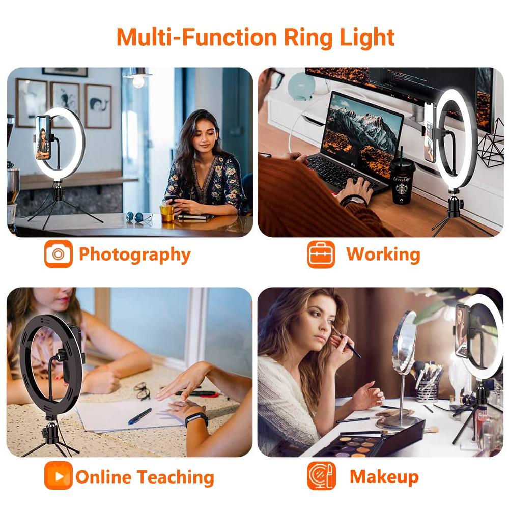 26cm 10 inch Led Ring Selfie L - Photography Lighting Description avaliação e preço