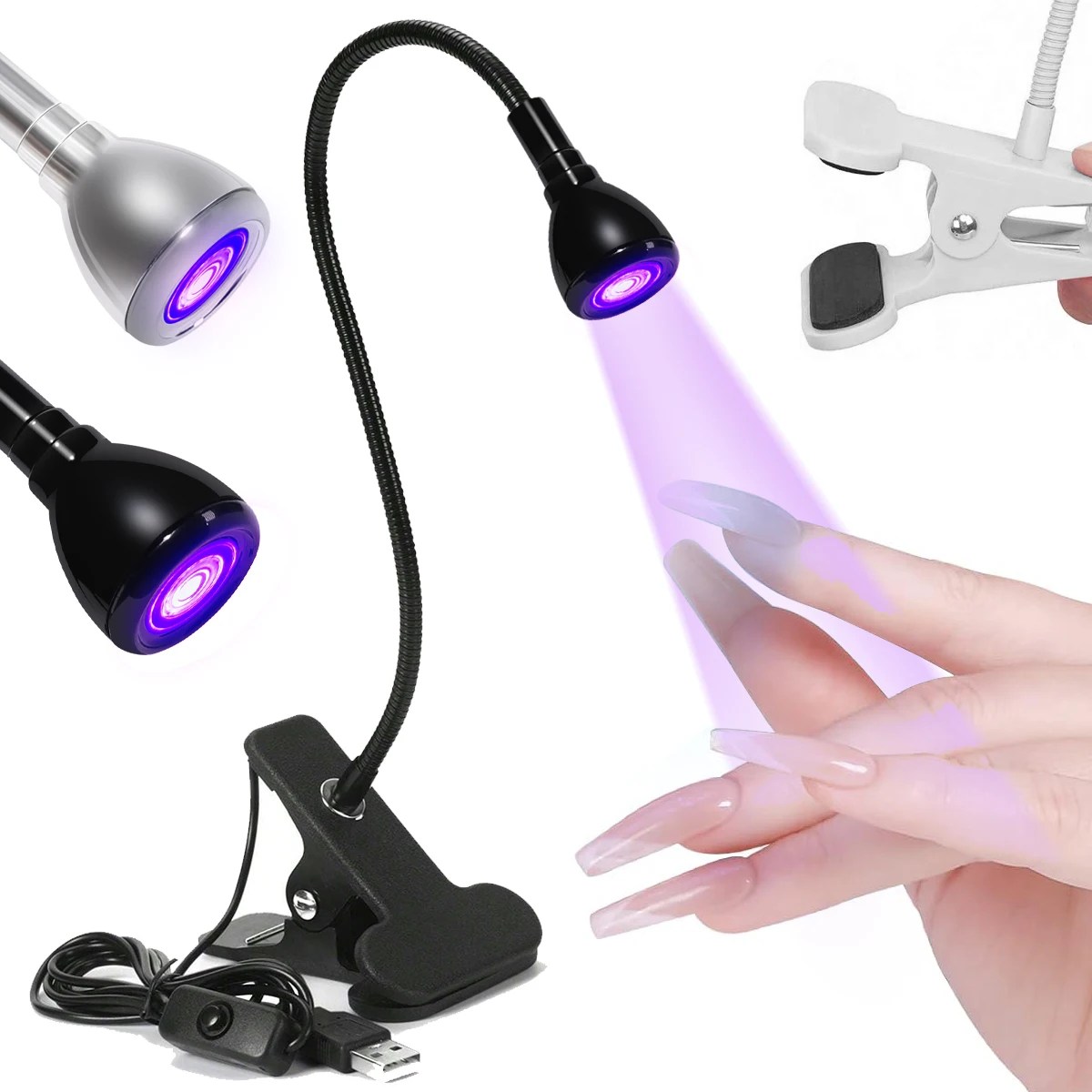 LED UV Light for Drying Nail P - Photography Lighting Gels avaliação e preço