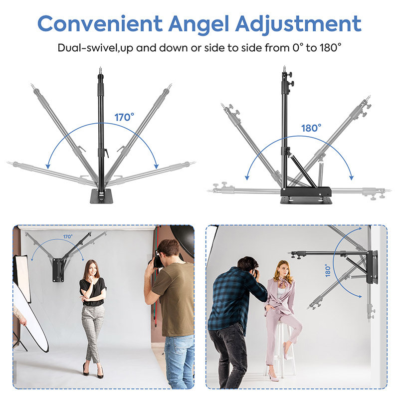 Photography Wall Mount Boom Ar - Photography Lighting Triangle avaliação e preço