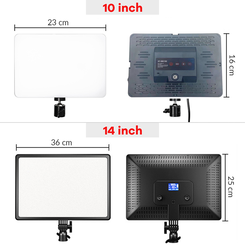 14inch 10inch LED Video Light  - Photography Lighting Board avaliação e preço