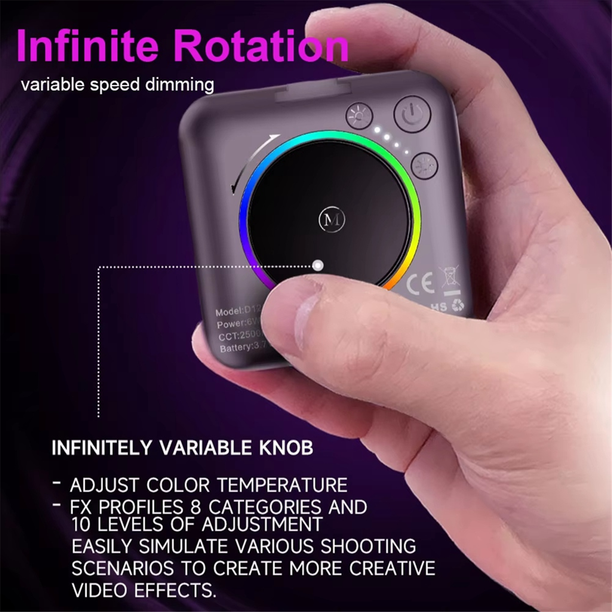 NEW_Mini Pocket RGB Fill Light - Photography Lighting Video avaliação e preço