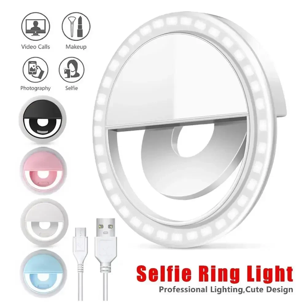 LED Selfie Ring Light Mobile P - Photography Lighting Description avaliação e preço