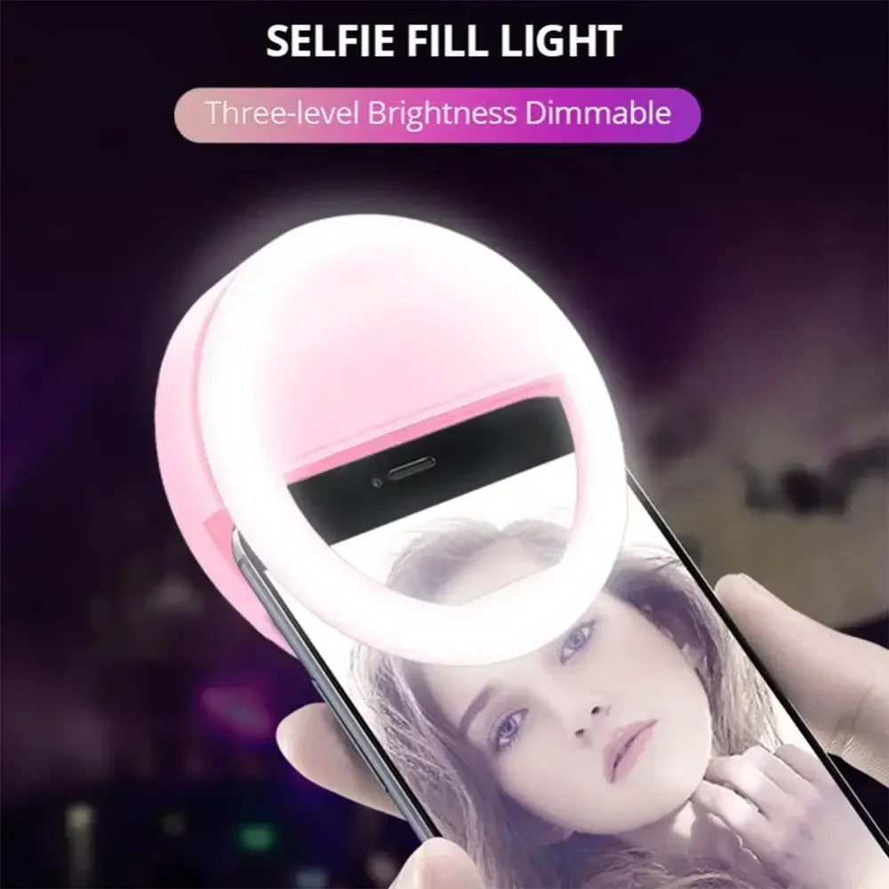 LED Selfie Ring Light Mobile P - Photography Lighting Description avaliação e preço