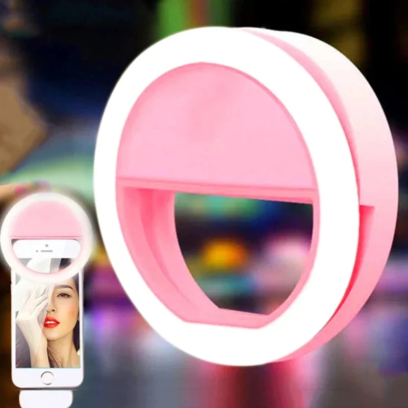 1-4 pcs LED Selfie Ring Fill L - Photography Lighting Description avaliação e preço