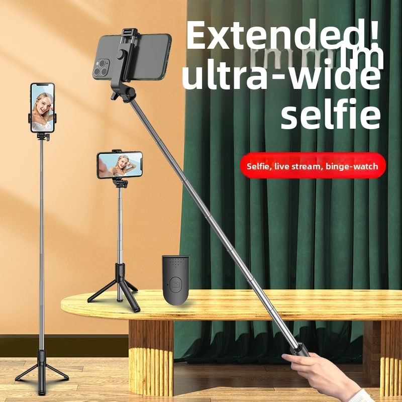 Extendable 1M Selfie Stick Tri - Photography Lighting Description avaliação e preço