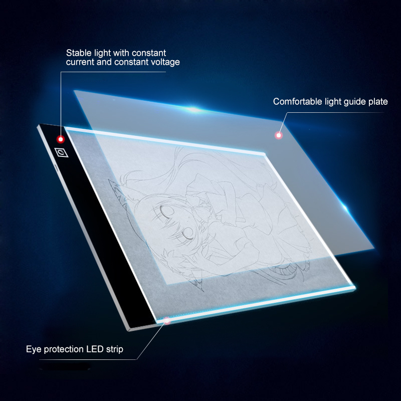 LED Photocopying Table Drawing - Photography Lighting Board avaliação e preço
