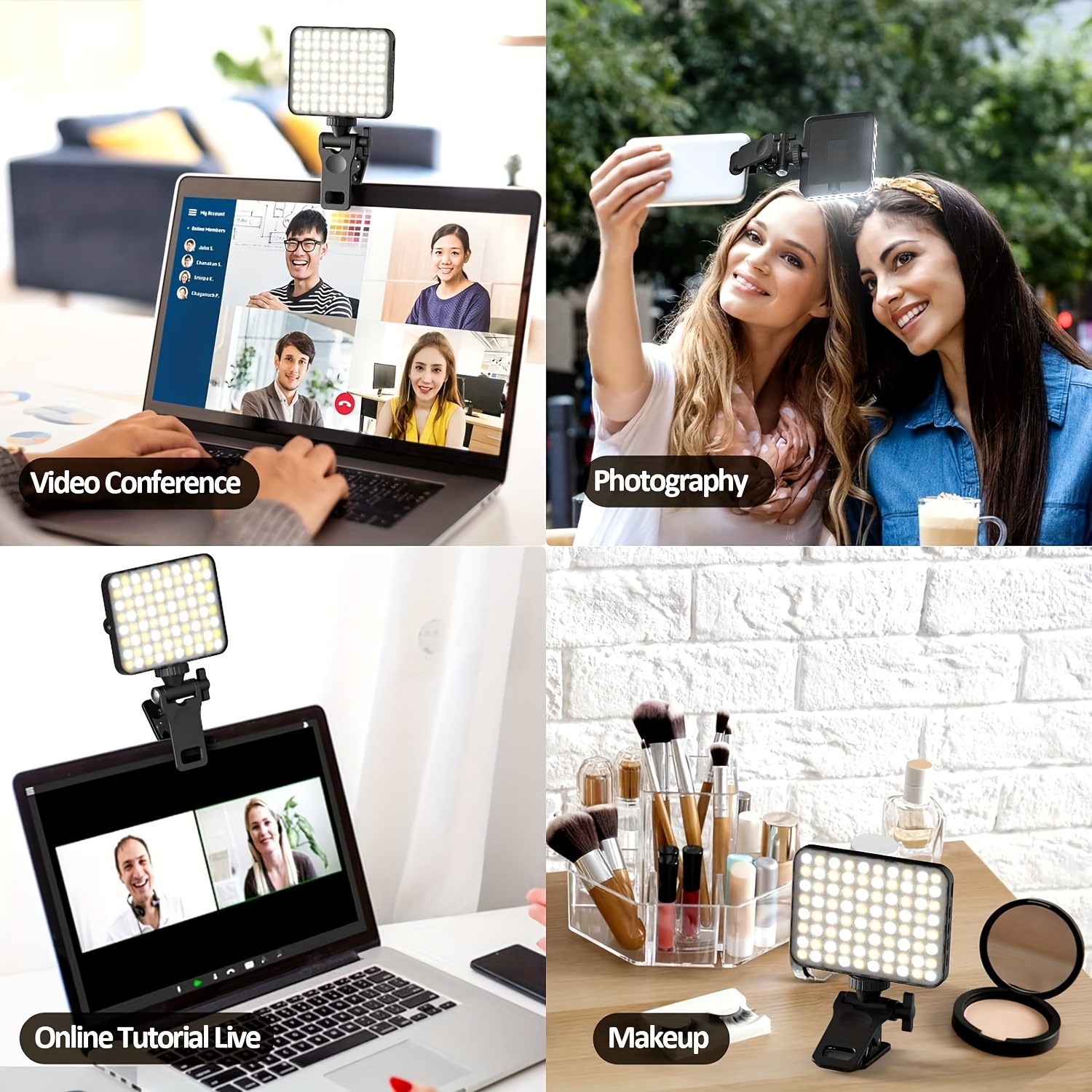 1pc Rechargeable Magnetic LED  - Photography Lighting Video avaliação e preço