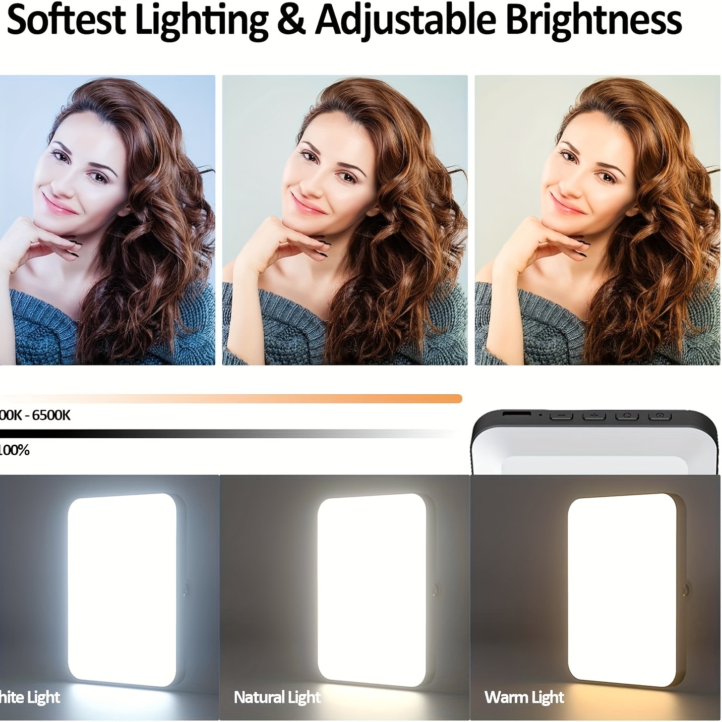 1pc Rechargeable Magnetic LED  - Photography Lighting Video avaliação e preço