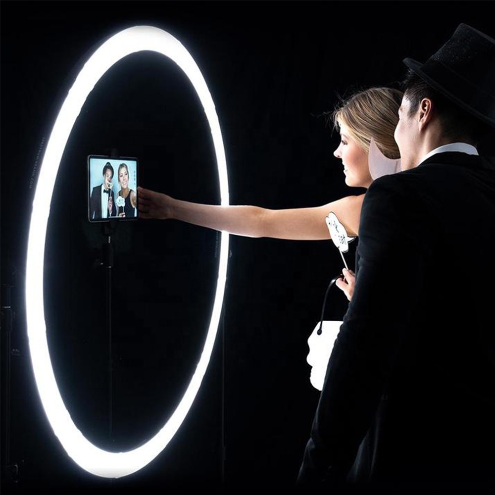 120W LED Ring Light Wire Contr - Photography Lighting Video avaliação e preço
