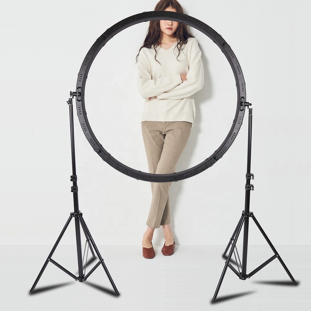 120W LED Ring Light Wire Contr - Photography Lighting Video avaliação e preço