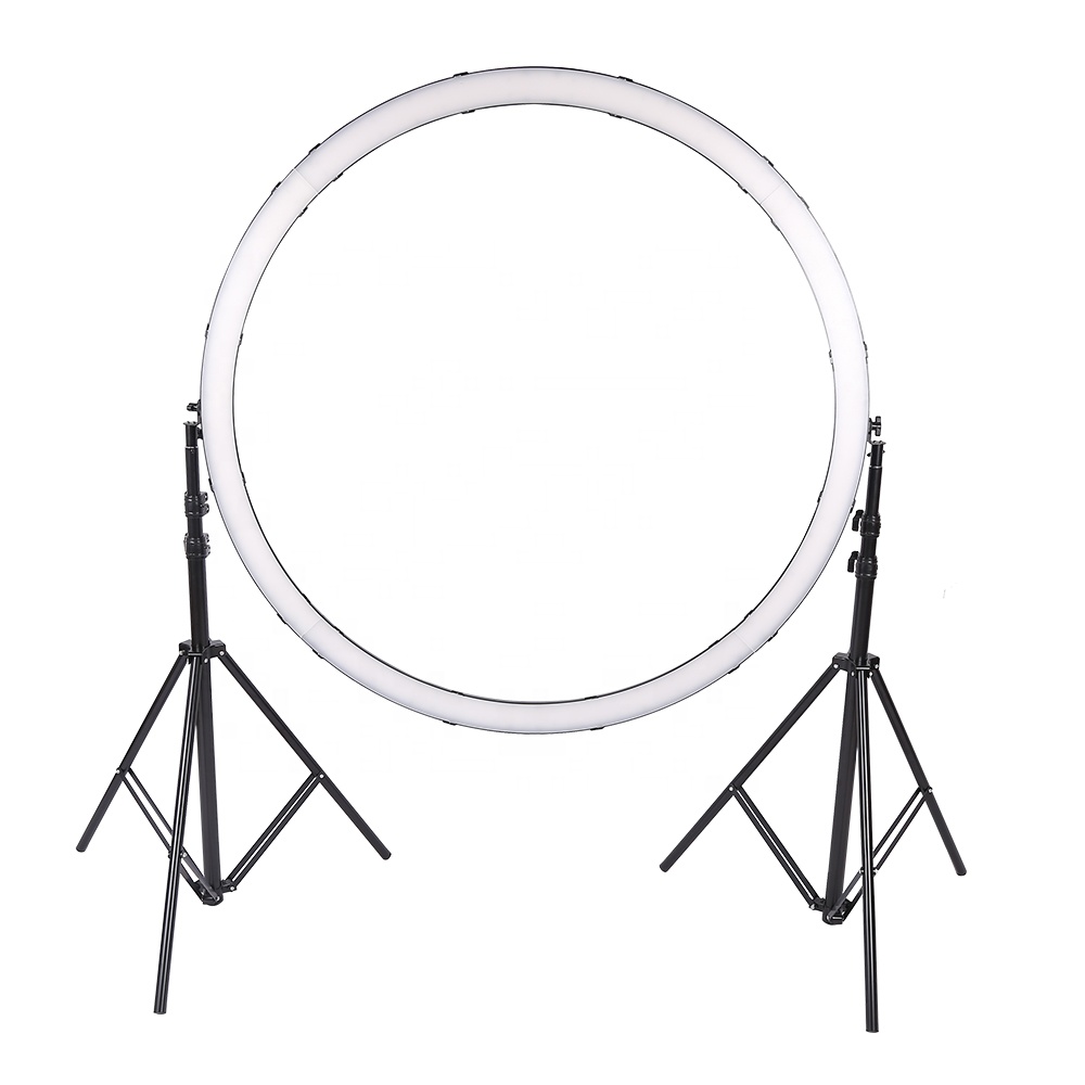 120W LED Ring Light Wire Contr - Photography Lighting Video avaliação e preço