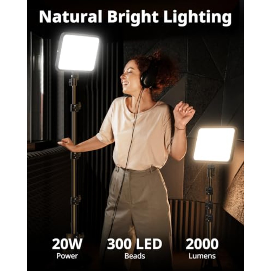 2 Pack LED Video Light Kit, Ph - Photography Lighting Video avaliação e preço