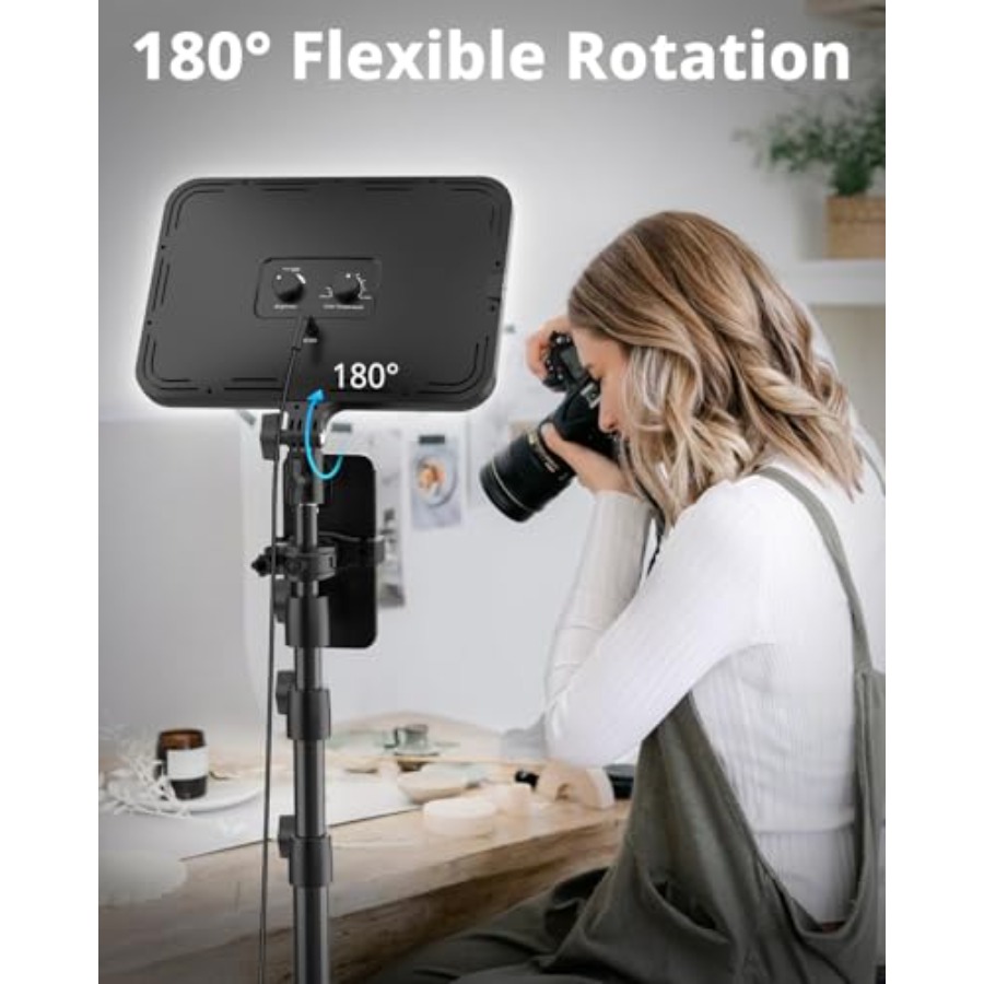 2 Pack LED Video Light Kit, Ph - Photography Lighting Video avaliação e preço