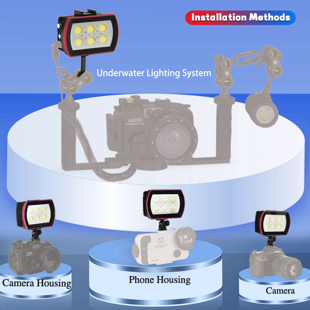 Seafrogs Aluminum LED Diving L - Photography Lighting Brand avaliação e preço
