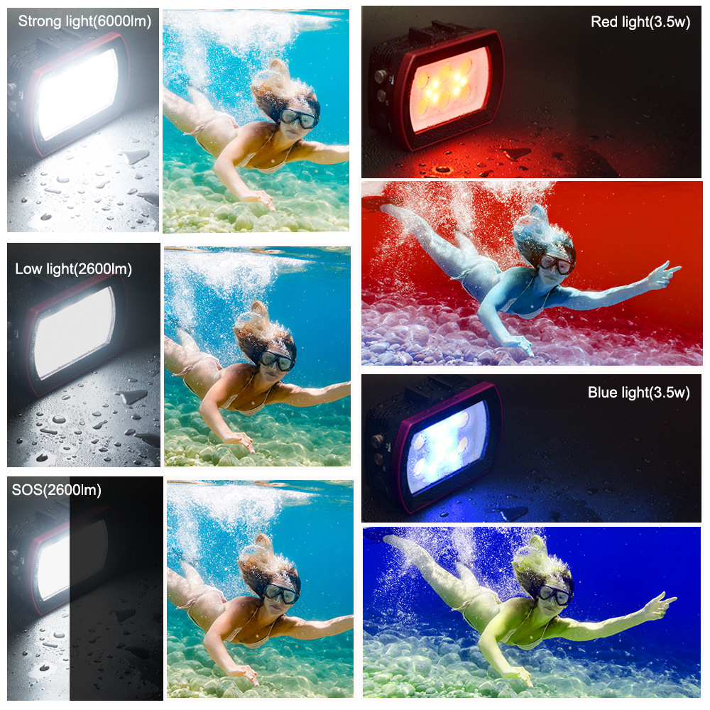 Seafrogs Aluminum LED Diving L - Photography Lighting Brand avaliação e preço