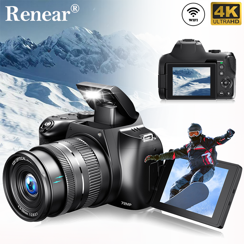 4K Digital Camera Professional - Photography Lighting Beginners avaliação e preço