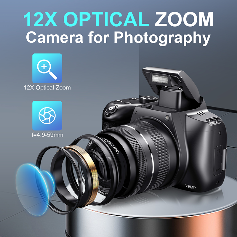 4K Digital Camera Professional - Photography Lighting Beginners avaliação e preço