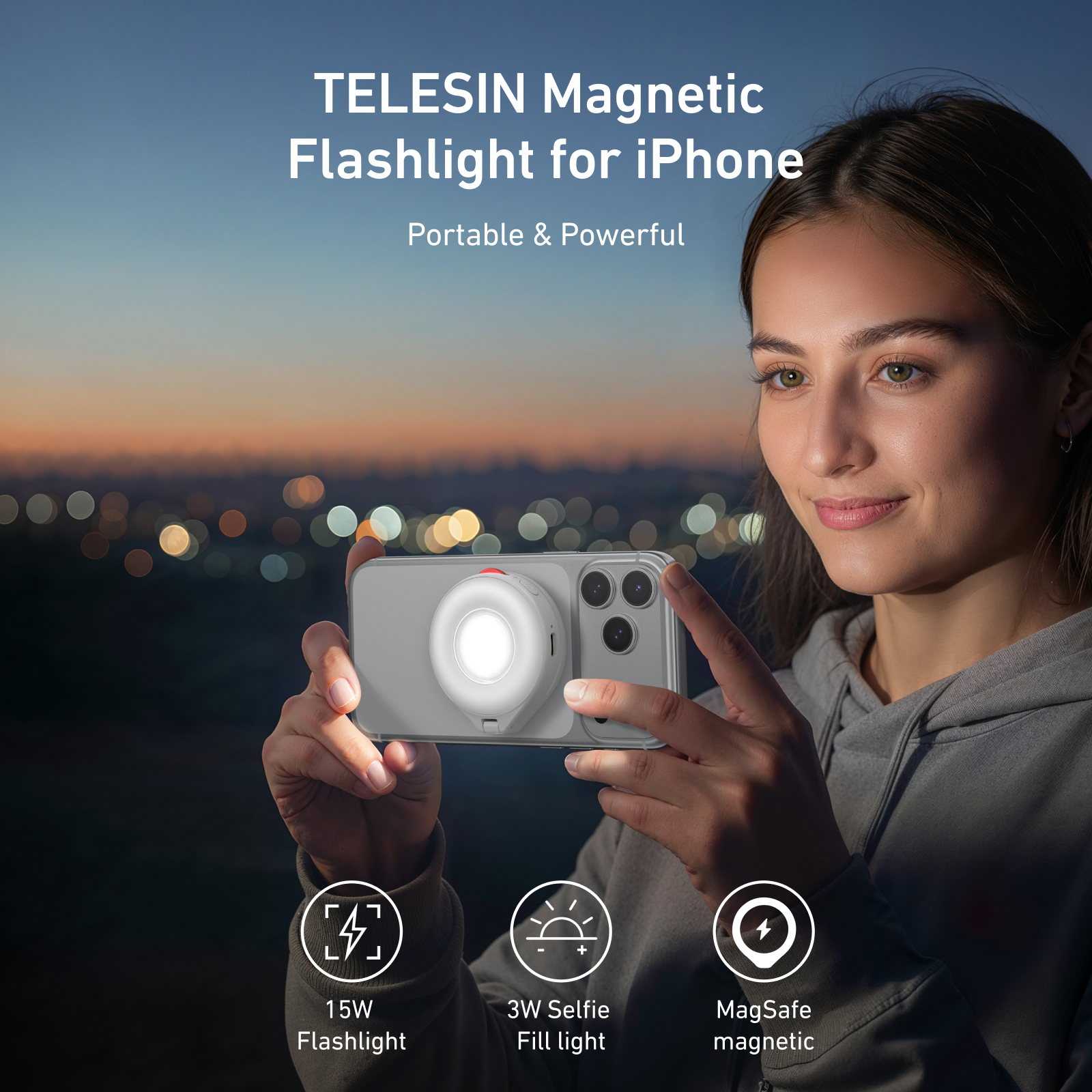 TELESIN Magnetic Smartphone Ph - Photography Lighting Brand avaliação e preço