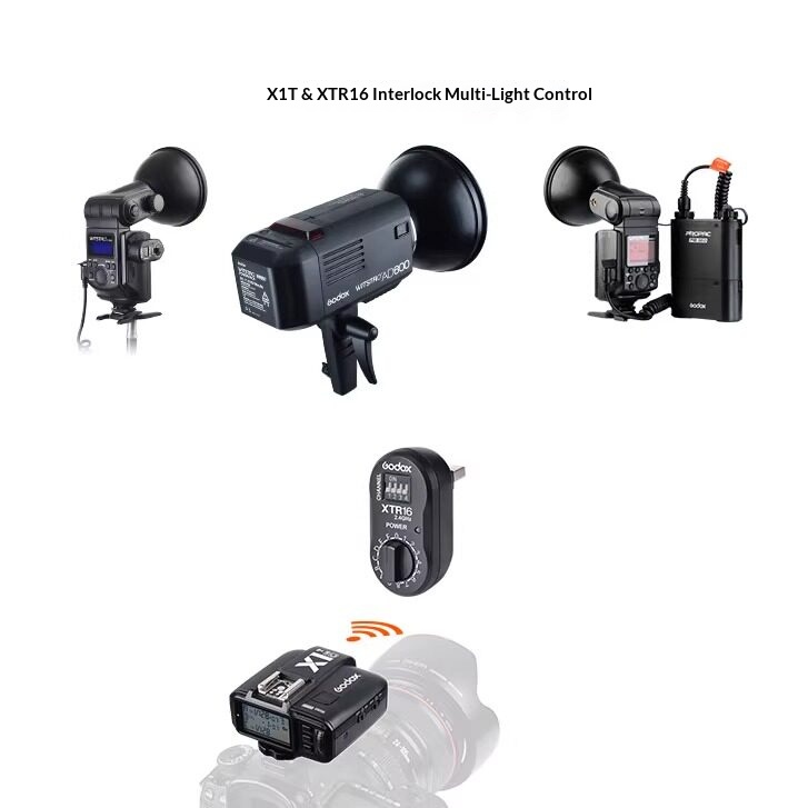 XT-16 Flash Trigger Set XTR16  - Trigger Receiver Set avaliação e preço