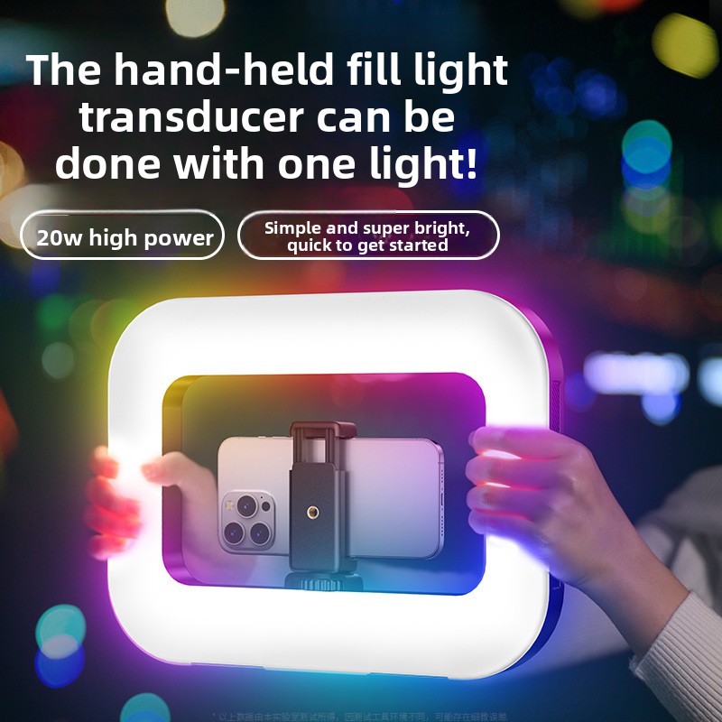 2025 New Handheld Ring Light f - Photography Lighting Diy avaliação e preço