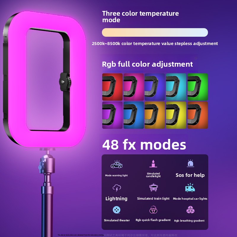 2025 New Handheld Ring Light f - Photography Lighting Diy avaliação e preço