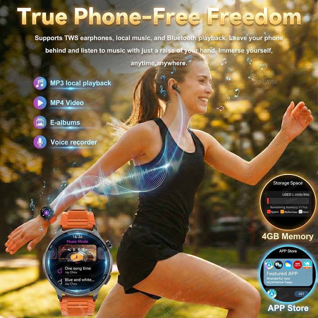 New 4GB Storage Smart Watch GP - Photography Lighting Gels avaliação e preço